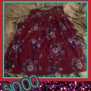 Sleeveless floral blouse